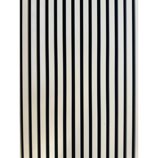 Painel Ripado Acústico D'aecore - Off-White