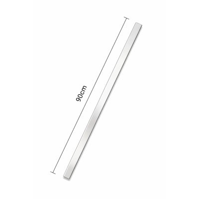 Friso decorativo para Ripado - Prateado Brilhante  90cm