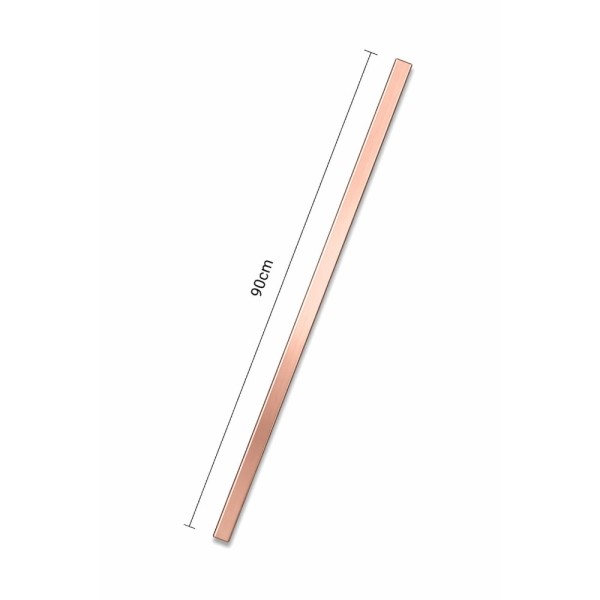 Friso decorativo para Ripado - Ouro Rosa Brilhante 90cm