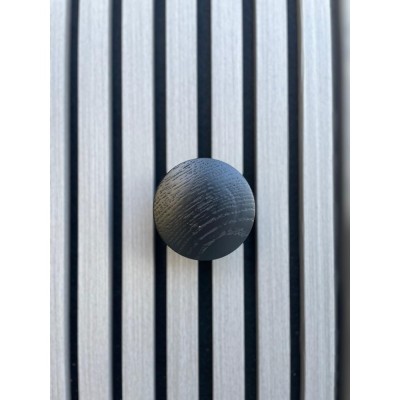 Cabide Redondo p/Ripados - Preto Cinza 